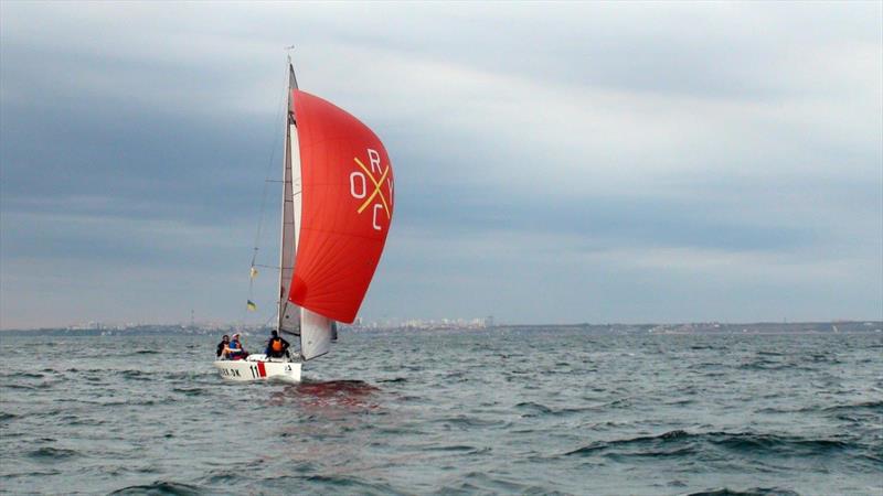 Platu25 club series racing at Odessa, Ukraine photo copyright Odessa Racing Yacht Club taken at Odessa Racing Yacht Club and featuring the Platu 25 class