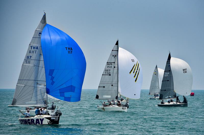 OMYC Thai Platu Championships 2022, Round 1 photo copyright K. Toby Tanathorn taken at Ocean Marina Yacht Club and featuring the Platu 25 class