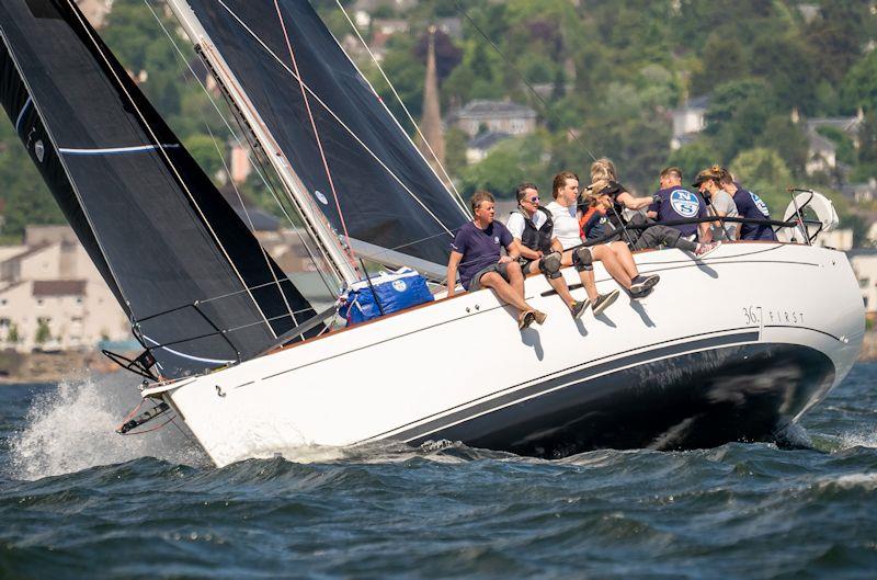 Saturn Sails Mudhook Regatta 2021 photo copyright Neill Ross / www.neillrossphoto.co.uk taken at Mudhook Yacht Club and featuring the Beneteau First 31.7 class