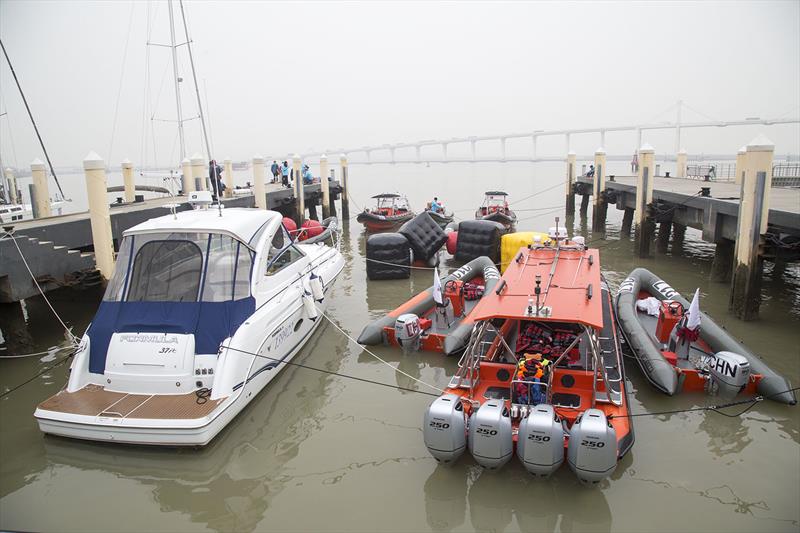 Macau Cup 2018. One engine good, four engines better photo copyright Guy Nowell taken at  and featuring the Beneteau 40.7 class