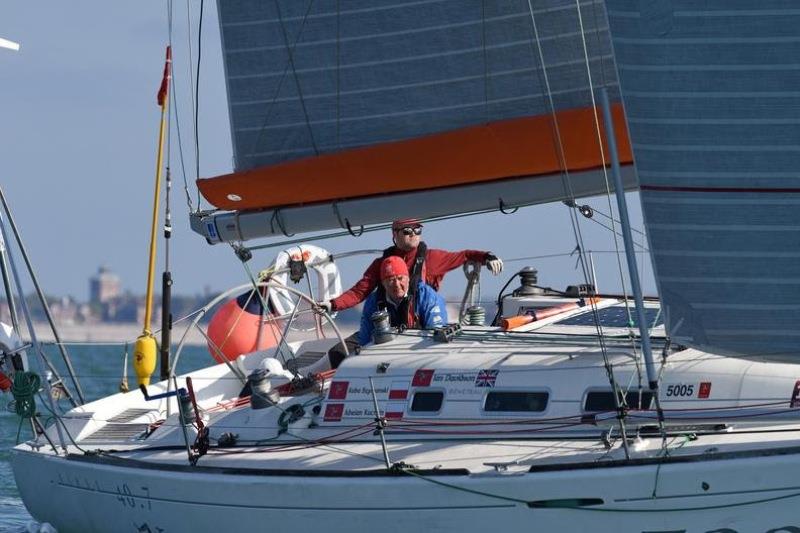 First 40.7 Polished Manx II raced by Kuba Szymanski & Adrian Kucmin photo copyright Polished Manx taken at Royal Ocean Racing Club and featuring the Beneteau 40.7 class