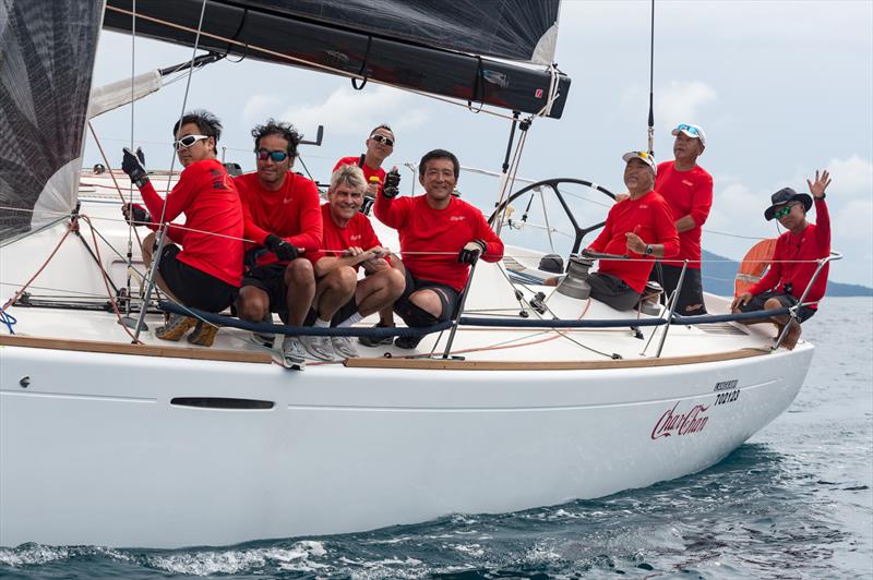 Char Chan, moving slowly. Phuket King's Cup 2022 photo copyright Guy Nowell / Phuket King's Cup taken at Royal Varuna Yacht Club and featuring the Beneteau 40.7 class