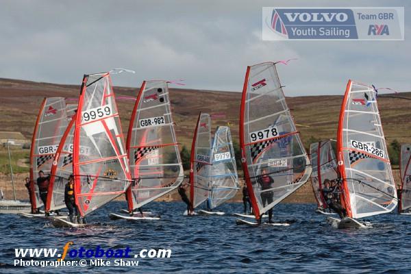 RYA Volvo North Zone Championship at Yorkshire Dales photo copyright Mike Shaw / www.fotoboat.com taken at Yorkshire Dales Sailing Club and featuring the Bic Techno class