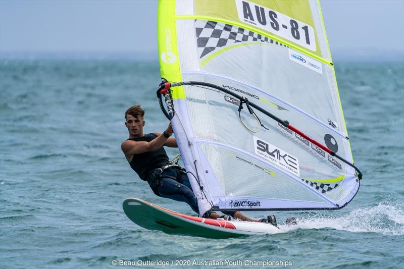 Grae Morris - 2020 Australian Youth Championships photo copyright Beau Outteridge taken at Sorrento Sailing Couta Boat Club and featuring the Bic Techno class