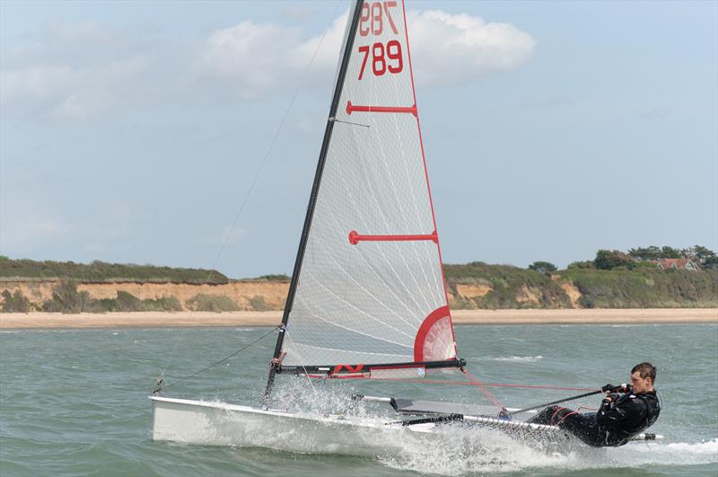 Warsash Blaze Open photo copyright Iain MckLuckie taken at Warsash Sailing Club and featuring the Blaze class