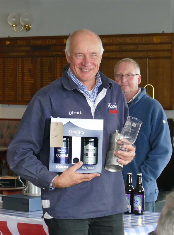 Mike Lyons wins the Blaze Inlands at Bala photo copyright John Hunter taken at Bala Sailing Club and featuring the Blaze class