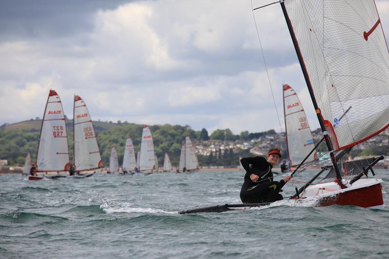 Blaze Nationals at Brixham photo copyright www.boatographic.co.uk taken at Brixham Yacht Club and featuring the Blaze class