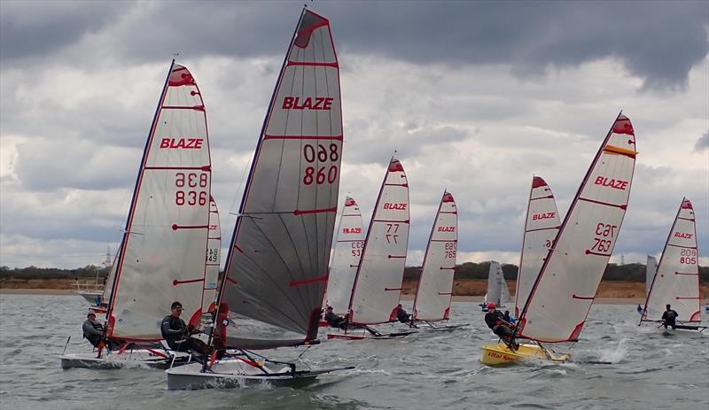 Blaze Southern Championship at Warsash photo copyright WSC taken at Warsash Sailing Club and featuring the Blaze class