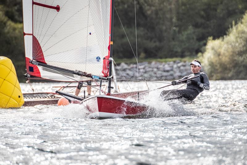 Ben Harden sailing his Blaze during the Inlands at Chase photo copyright Peter Mackin / www.pdmphoto.co.uk taken at Chase Sailing Club and featuring the Blaze class