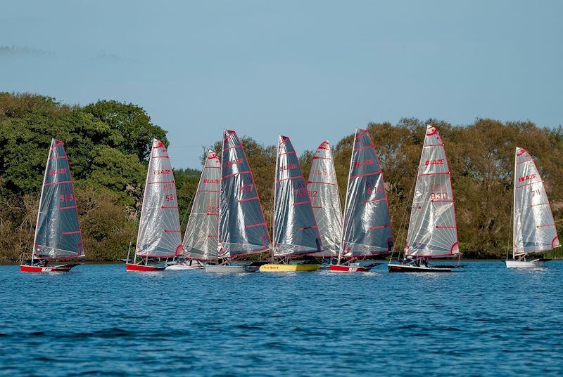 Blaze Inland Championships at Hornsea photo copyright Howard Leak taken at Hornsea Sailing Club and featuring the Blaze class