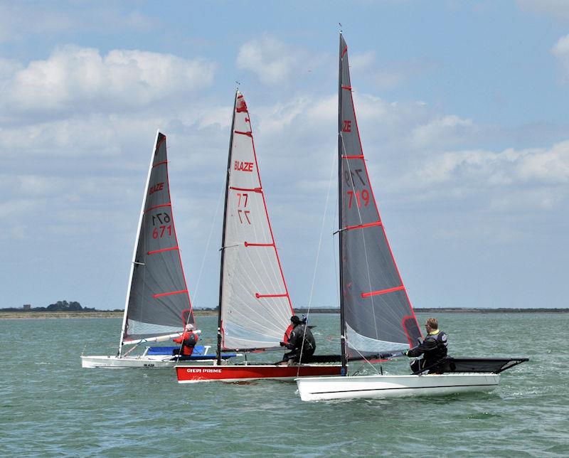 2022 Blaze Nationals at Stone day 1 photo copyright Nick Champion / www.championmarinephotography.co.uk taken at Stone Sailing Club and featuring the Blaze class