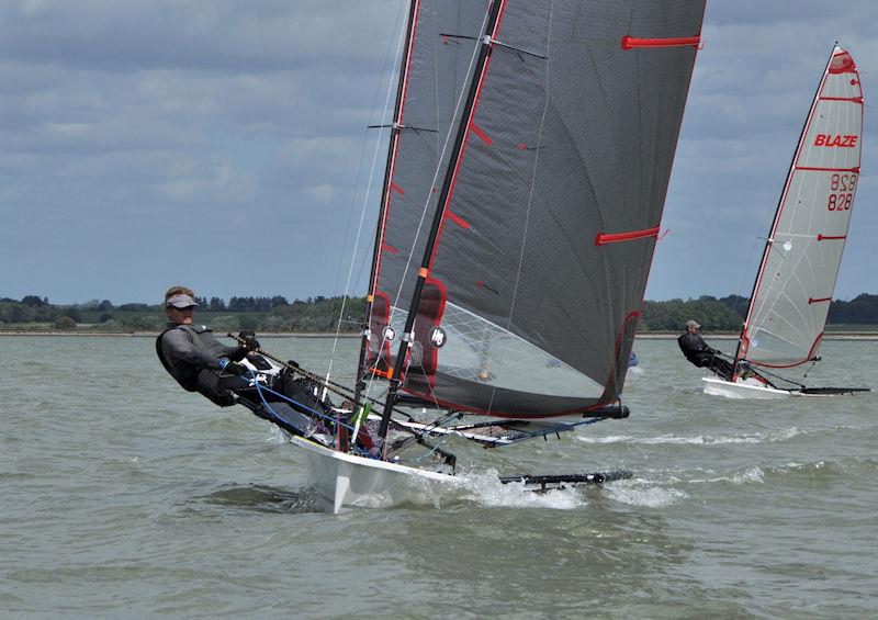 2022 Blaze Nationals at Stone day 2 photo copyright Nick Champion / www.championmarinephotography.co.uk taken at Stone Sailing Club and featuring the Blaze class