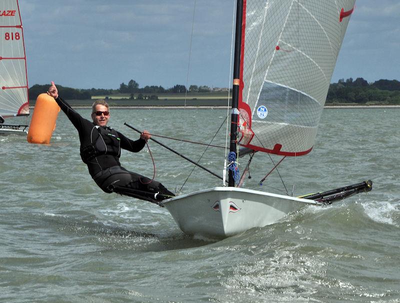 2022 Blaze Nationals at Stone day 2 photo copyright Nick Champion / www.championmarinephotography.co.uk taken at Stone Sailing Club and featuring the Blaze class