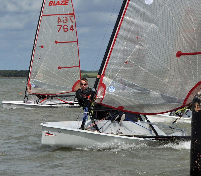 2022 Blaze Nationals at Stone day 2 photo copyright Nick Champion / www.championmarinephotography.co.uk taken at Stone Sailing Club and featuring the Blaze class