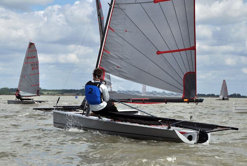 2022 Blaze Nationals at Stone day 3 photo copyright Nick Champion / www.championmarinephotography.co.uk taken at Stone Sailing Club and featuring the Blaze class