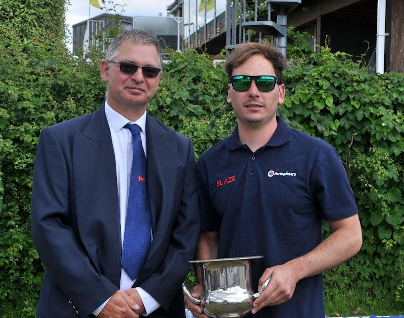 Ben Harden wins the 2022 Blaze Nationals at Stone photo copyright Nick Champion / www.championmarinephotography.co.uk taken at Stone Sailing Club and featuring the Blaze class