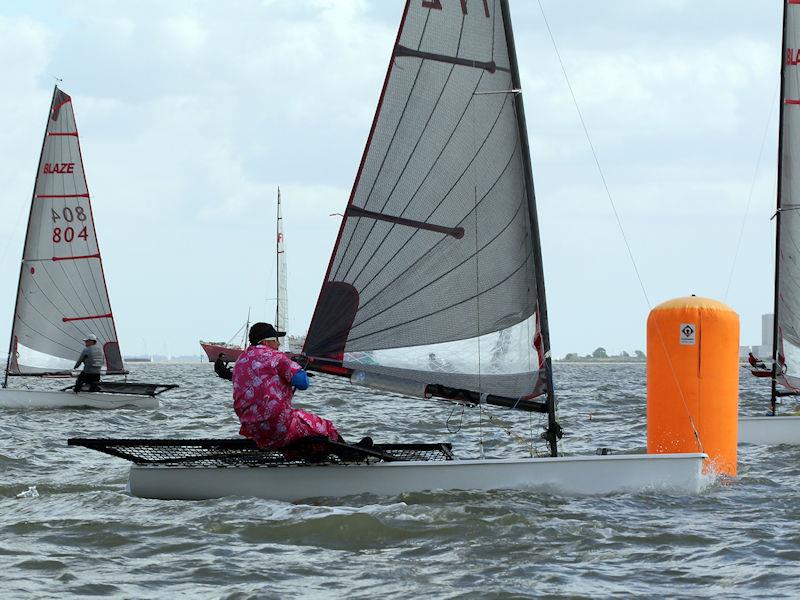 2022 Blaze Nationals at Stone day 3 photo copyright Nick Champion / www.championmarinephotography.co.uk taken at Stone Sailing Club and featuring the Blaze class