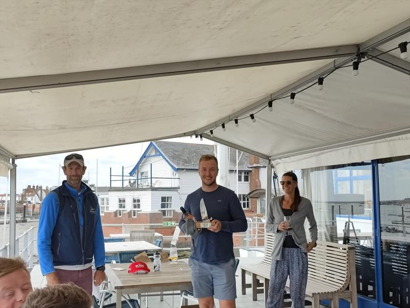 Dan Henderson wins the Blaze Eastern Championships 2022 photo copyright Nic Tolhurst taken at Royal Corinthian Yacht Club, Burnham and featuring the Blaze class