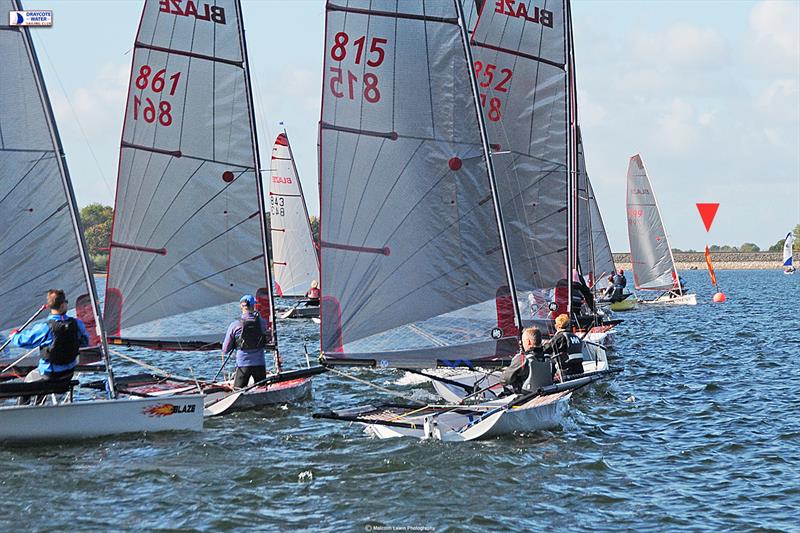 Blaze Inland Championships at Draycote Water photo copyright Malcolm Lewin / malcolmlewinphotography.zenfolio.com/watersports taken at Draycote Water Sailing Club and featuring the Blaze class