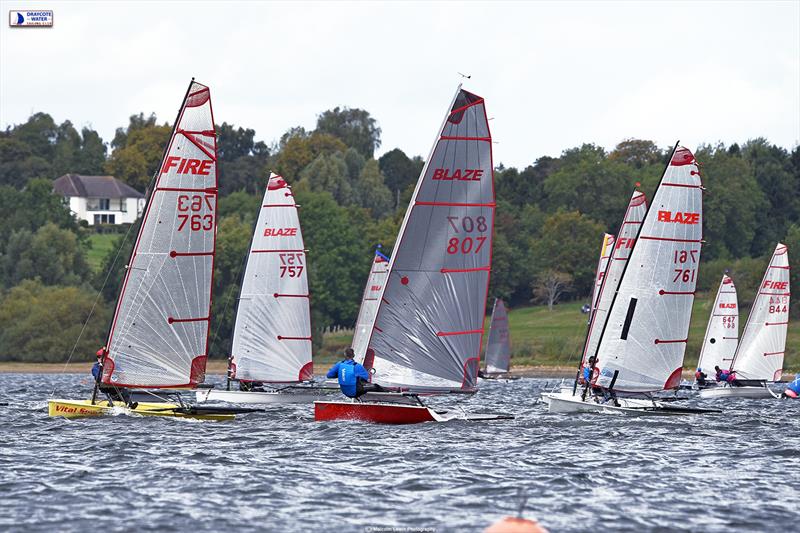 Blaze Inland Championships at Draycote Water photo copyright Malcolm Lewin / malcolmlewinphotography.zenfolio.com/watersports taken at Draycote Water Sailing Club and featuring the Blaze class