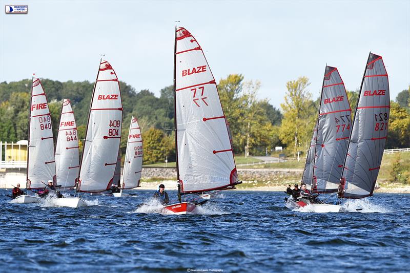 Blaze Inland Championships at Draycote Water photo copyright Malcolm Lewin / malcolmlewinphotography.zenfolio.com/watersports taken at Draycote Water Sailing Club and featuring the Blaze class