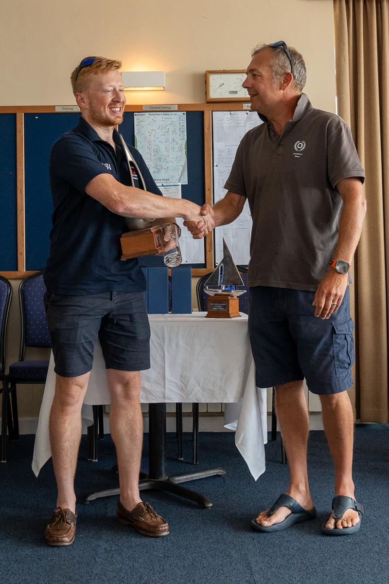 Charlie Matthews wins the 2024 edition of Royal Corinthian Yacht Club Super Saturday photo copyright Petru Balau Sports Photography / sports.hub47.com taken at Royal Corinthian Yacht Club and featuring the Blaze class