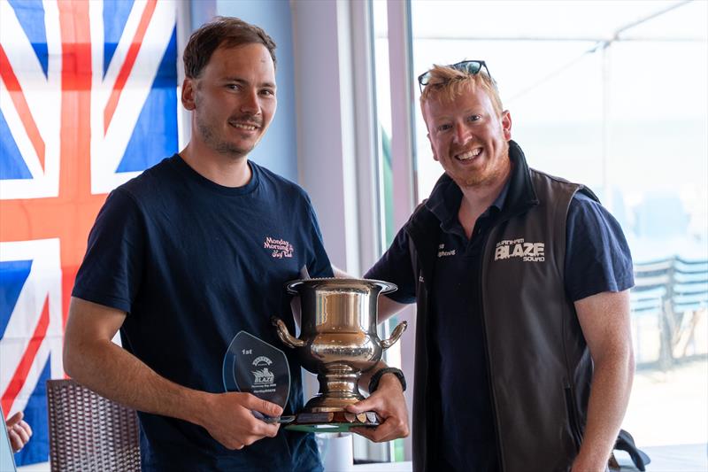 Ben Harden wins the Battle Brewery and Hartley Boats Blaze Nationals at Pevensey Bay - photo © Petru Balau Sports Photography / sports.hub47.com