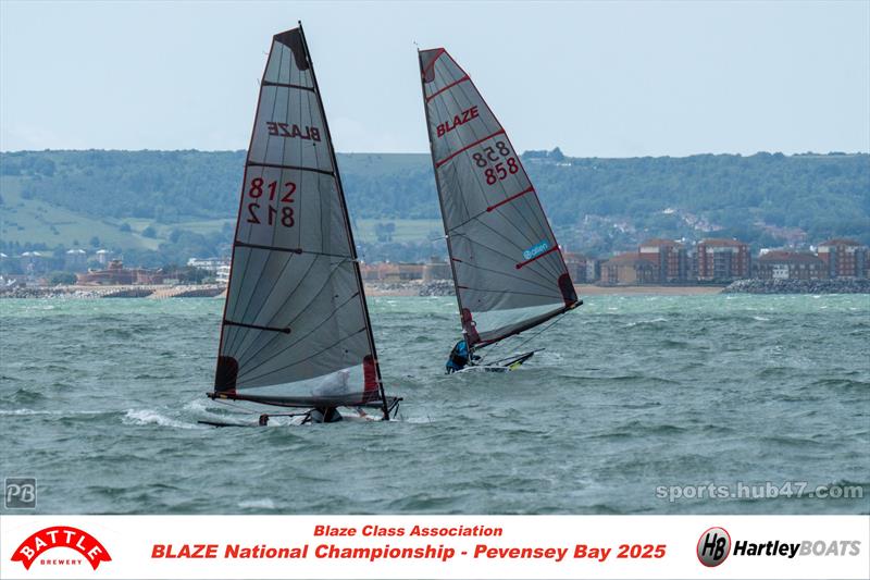 Stacey Bray and Ben Harden during the Battle Brewery and Hartley Boats Blaze Nationals at Pevensey Bay - photo © Petru Balau Sports Photography / sports.hub47.com