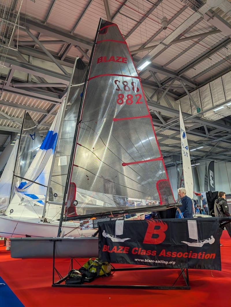 Latest Blaze at the RYA Dinghy & Watersports Show photo copyright Blaze Class Association taken at RYA Dinghy Show and featuring the Blaze class