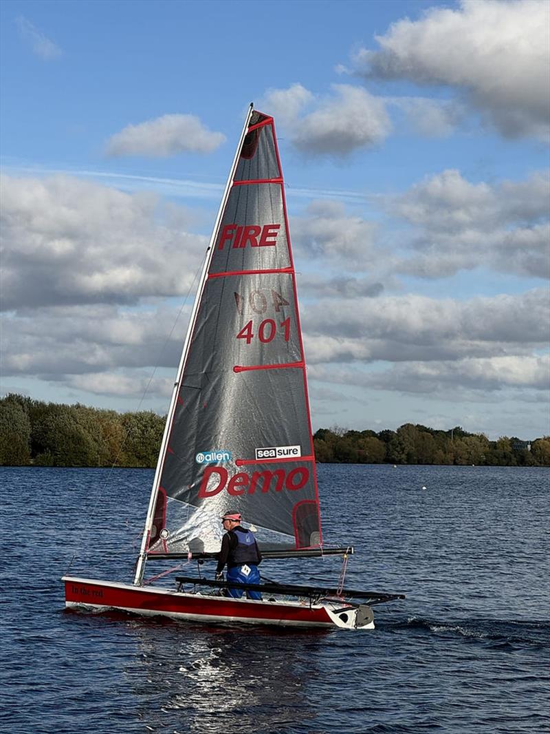 Fire sail demo scheme photo copyright Blaze Class Association taken at  and featuring the Blaze class