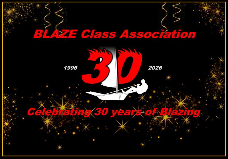 Celebrating 30 years of Blazing photo copyright Blaze Class Association taken at  and featuring the Blaze class