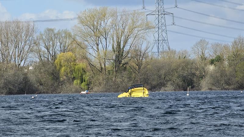Burghfield Blaze Training and Open photo copyright Andy Maw taken at Burghfield Sailing Club and featuring the Blaze class