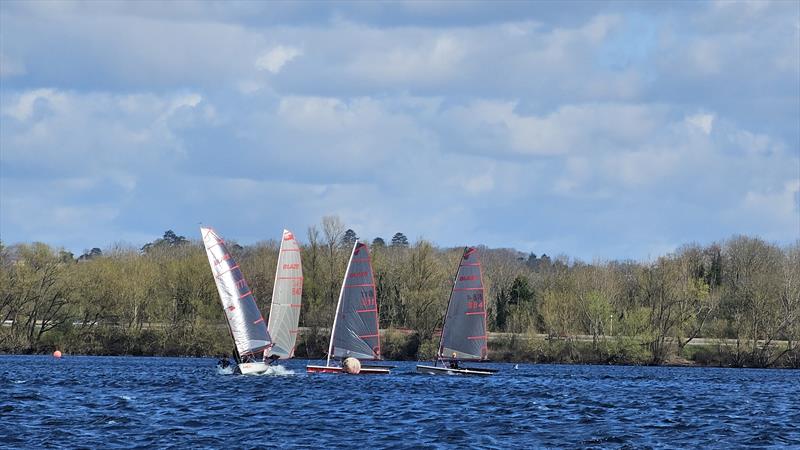 Burghfield Blaze Training and Open photo copyright Andy Maw taken at Burghfield Sailing Club and featuring the Blaze class