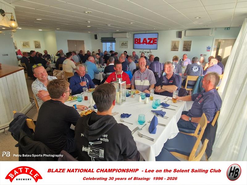 Friday evening - Battle Brewery and Hartley Boats Blaze Nationals at Lee-on-the-Solent photo copyright Petru Balau Sports Photography / sports.hub47.com taken at Lee-on-the-Solent Sailing Club and featuring the Blaze class