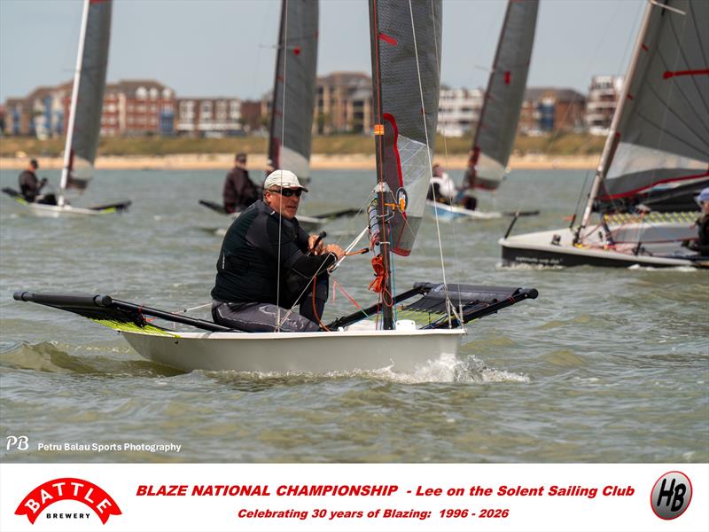 Stacey Bray - Battle Brewery and Hartley Boats Blaze Nationals at Lee-on-the-Solent photo copyright Petru Balau Sports Photography / sports.hub47.com taken at Lee-on-the-Solent Sailing Club and featuring the Blaze class