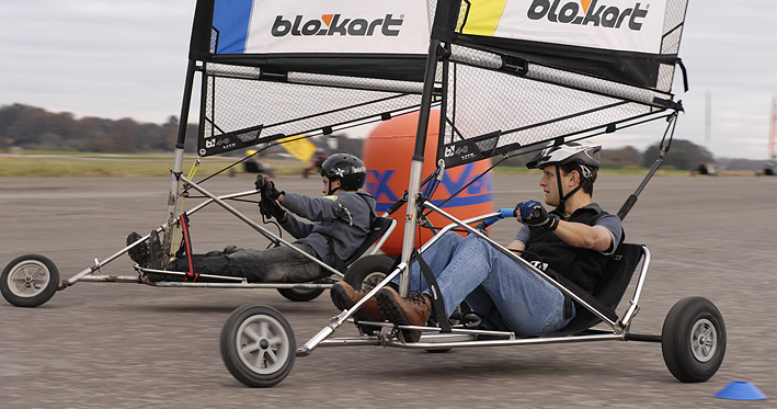 50 competitors for the Blokart nationals at the Cotswold Gliding Centre near Stroud photo copyright Rob Jewell taken at  and featuring the Blokart class