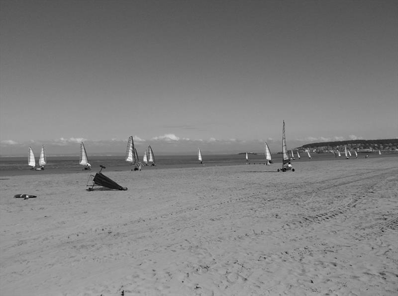 Blokart B Series round 4 at Weston Super Mare photo copyright John Gillborn taken at  and featuring the Blokart class