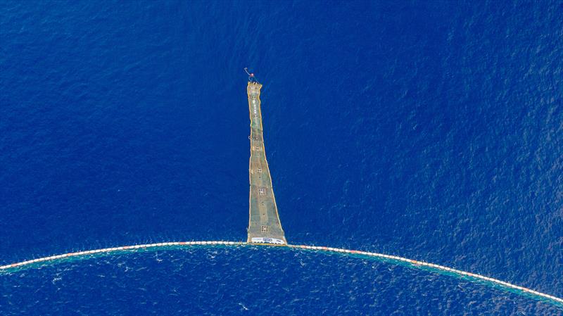 The Ocean Cleanup's System 3, in action - photo © The Ocean Cleanup