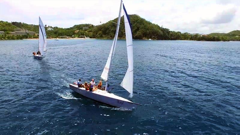 Extreme 26 racing with Saskia Clark at BodyHoliday Saint Lucia photo copyright BodyHoliday Saint Lucia taken at BodyHoliday Saint Lucia Sailing Club & School and featuring the  class