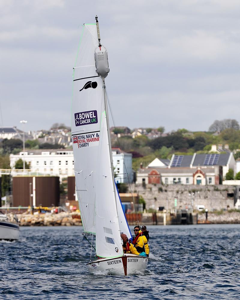 Mark Belamarich and Phil Slade's Bosun Challenge sets off photo copyright Caroline Davies taken at  and featuring the Bosun class