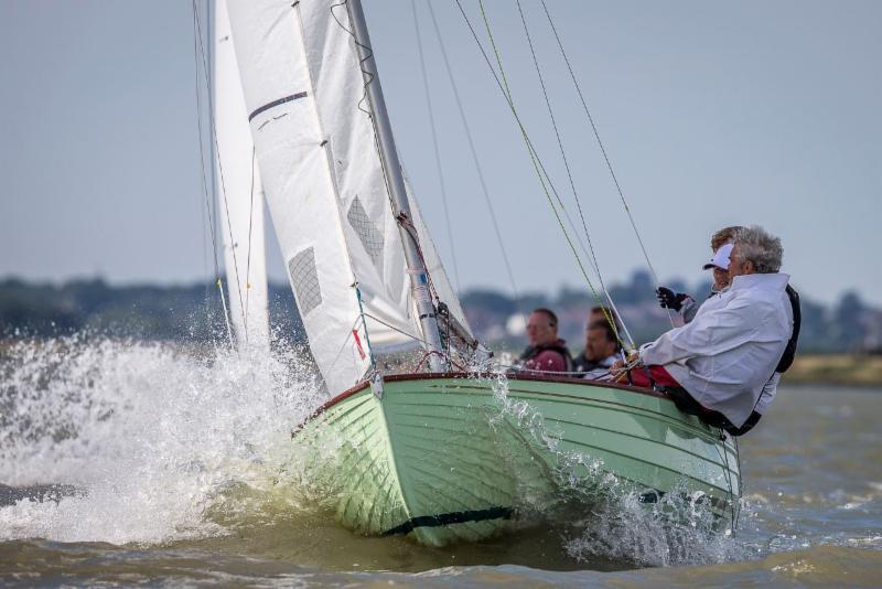 Day 3 of Zhik Pyefleet Week at Brightlingsea  photo copyright Dave White taken at Brightlingsea Sailing Club and featuring the Brightlingsea One Design class