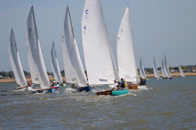 Brightlingsea One Design fleet on Learning & Skills Solutions Pyefleet Week day 4 photo copyright William Stacey taken at Brightlingsea Sailing Club and featuring the Brightlingsea One Design class