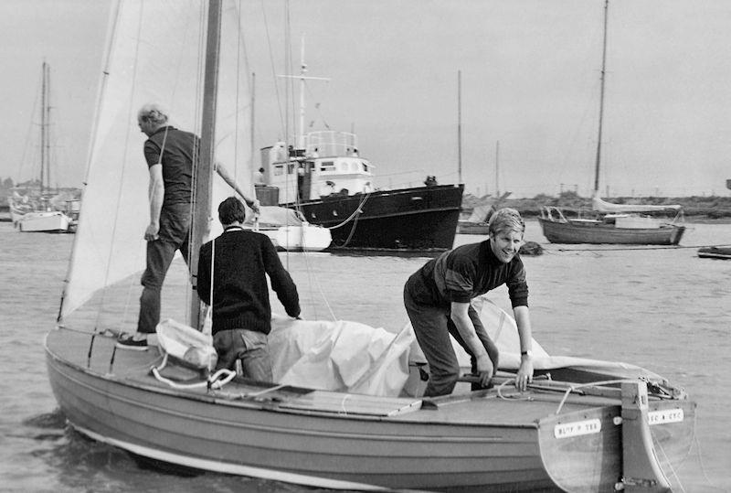 Brightlingsea One Design number 31 'Blue Peter' was built in 1961 by John Mullins photo copyright Mullins family taken at  and featuring the Brightlingsea One Design class