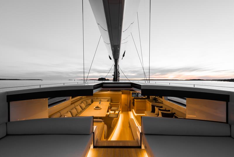 WinWin, interior design by Superyacht UK member Design Unlimited photo copyright Jeff Brown / SYM taken at  and featuring the  class