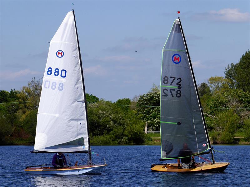 British Moths at Frampton on Severn photo copyright FOSSC taken at Frampton on Severn Sailing Club and featuring the British Moth class