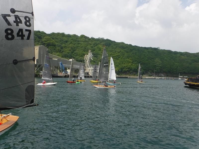 British Moth Sea Championship at Fowey photo copyright Jenny Bentley taken at Fowey Gallants Sailing Club and featuring the British Moth class