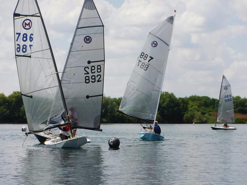 British Moths at Maidenhead photo copyright Jenni Heward-Craig taken at Maidenhead Sailing Club and featuring the British Moth class