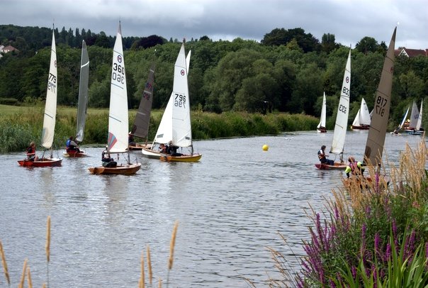 The British Moths race at Bristol Avon SC for the Padfield Trophy photo copyright Georgia and Laura Honey, and Ben Gribble taken at Bristol Avon Sailing Club and featuring the British Moth class