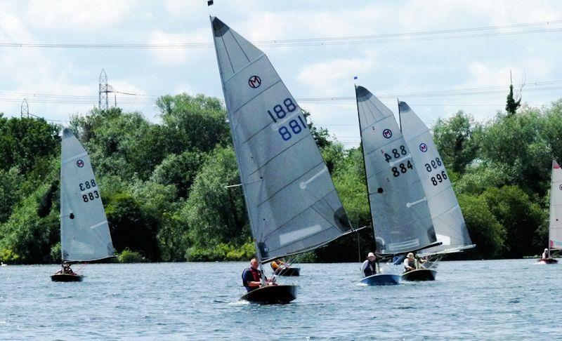British Moth open meeting at Fishers Green photo copyright Tim Gummer taken at Fishers Green Sailing Club and featuring the British Moth class