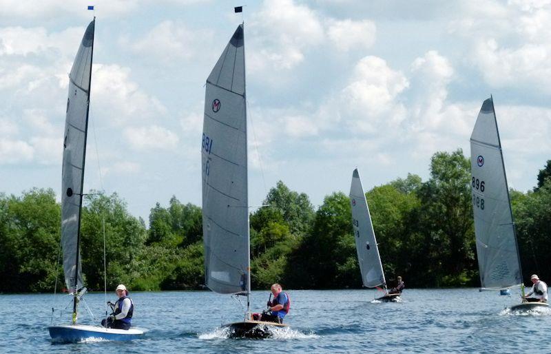 British Moth open meeting at Fishers Green photo copyright Tim Gummer taken at Fishers Green Sailing Club and featuring the British Moth class